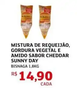 Assaí Atacadista Mistura de requeijão, gordura vegetal e amido sabor cheddar sunny day oferta