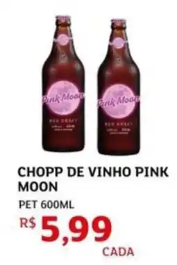 Assaí Atacadista Chopp de vinho pink moon oferta