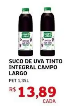 Assaí Atacadista Suco de uva tinto integral campo largo oferta