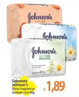 Atacadão Sabonete Johnson's Várias fragrâncias Unidade oferta