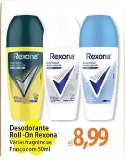 Atacadão Desodorante Roll-On Rexona Várias fragrâncias Frasco oferta