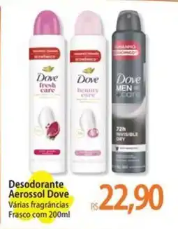 Atacadão Desodorante Aerossol Dove Várias fragrâncias Frasco oferta