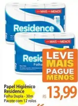 Atacadão Papel Higiênico Residence oferta