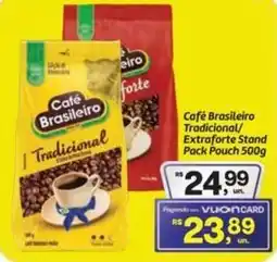 Fort Atacadista Café Brasileiro Tradicional/ Extraforte Stand Pack Pouch oferta