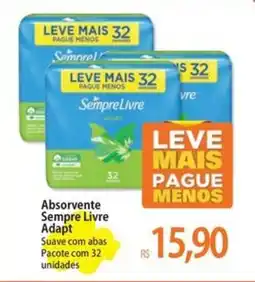 Atacadão Absorvente Sempre Livre Adapt oferta
