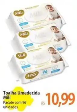 Atacadão Toalha Umedecida Mili oferta