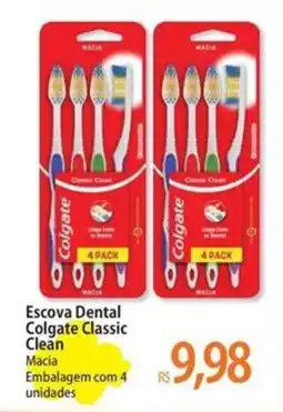 Atacadão Escova Dental Colgate Classic Clean oferta