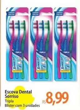 Atacadão Escova Dental Sorriso Tripla oferta