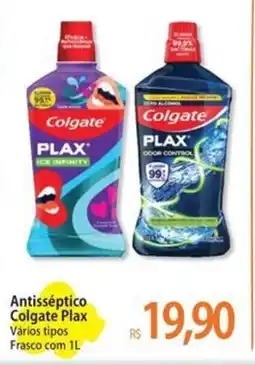 Atacadão Antisséptico Colgate Plax Vários tipos Frasco oferta