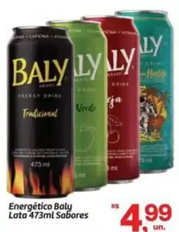 Fort Atacadista Energético Baly Lata Sabores oferta