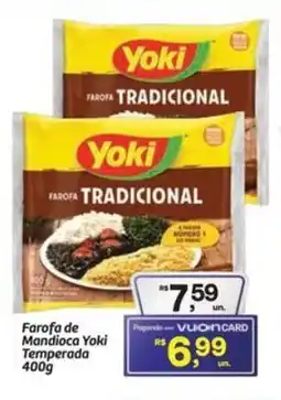 Fort Atacadista Farofa de Mandioca Yoki Temperada oferta