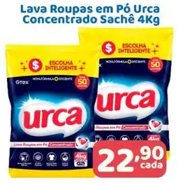 X Supermercados Lava Roupas em Pó Urca Concentrado Sachê oferta