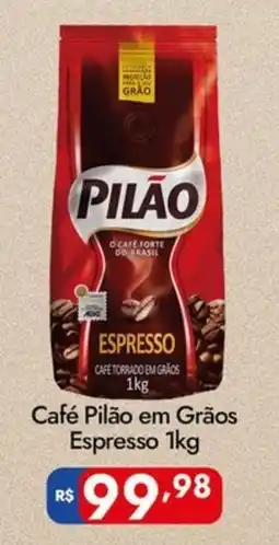 Supermercados Rondon Café Pilão em Grãos Espresso oferta