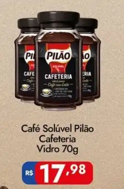 Supermercados Rondon Café Solúvel Pilão Cafeteria Vidro oferta