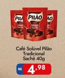 Supermercados Rondon Café Solúvel Pilão Tradicional Sachê oferta