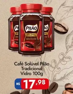 Supermercados Rondon Café Solúvel Pilão Tradicional Vidro oferta