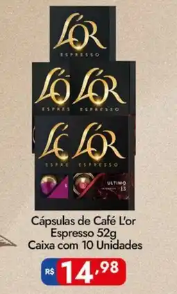 Supermercados Rondon Cápsulas de Café L'or Espresso oferta
