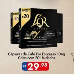 Supermercados Rondon Cápsulas de Café L'or Espresso oferta