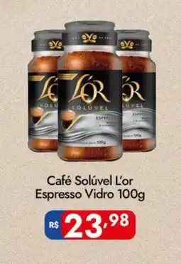 Supermercados Rondon Café Solúvel L'or Espresso Vidro oferta