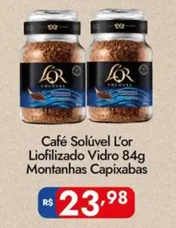 Supermercados Rondon Café Solúvel L'or Liofilizado Vidro Montanhas Capixabas oferta