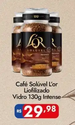 Supermercados Rondon Café Solúvel L'or Liofilizado Vidro Intense oferta