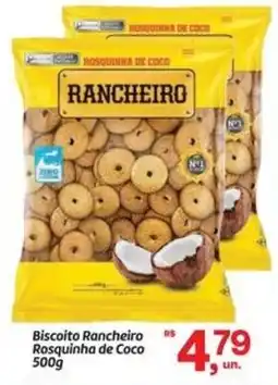 Fort Atacadista Biscoito Rancheiro Rosquinha de Coco oferta