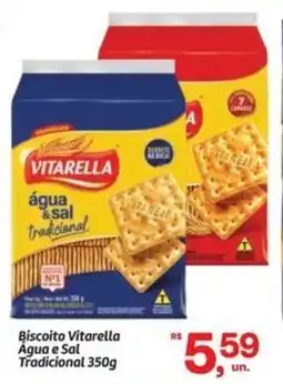 Fort Atacadista Biscoito Vitarella Agua e Sal Tradicional oferta