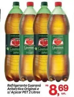 Fort Atacadista Refrigerante Guaraná Antarctica Original e s/ Açúcar PET oferta