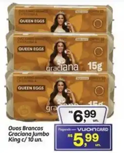 Fort Atacadista Ovos Brancos Graciana Jumbo King c/ 10 un. oferta