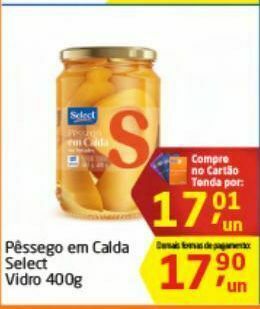 Tenda Atacado Pêssego em calda select 400g oferta