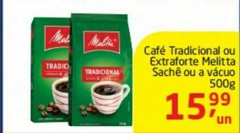 Tenda Atacado Café tradicional ou extraforte melitta 500g oferta