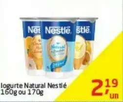 Iogurte natural nestlé 170g