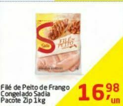 Tenda Atacado Filé de peito de frango sadia kg oferta