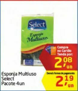Tenda Atacado Esponja multiuso select oferta