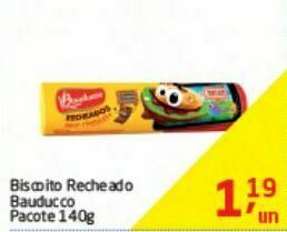 Tenda Atacado Biscoito recheado bauducco 140g oferta