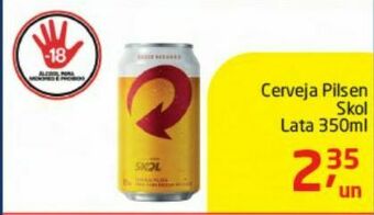 Tenda Atacado Cerveja pilsen skol lata 350ml oferta
