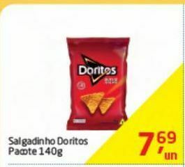 Tenda Atacado Salgadinho doritos 140g oferta