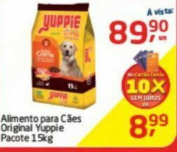 Tenda Atacado Alimento para cães yuppie 15kg oferta