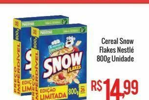 Mart Minas Cereal snow flakes nestlé 800g unidade oferta