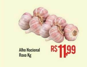 Mart Minas Alho nacional roxo kg oferta