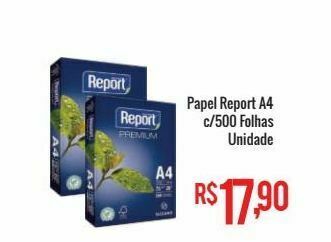 Papel report a4 c/500 folhas unidade