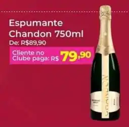 Villarreal Supermercados Espumante Chandon 750ml oferta