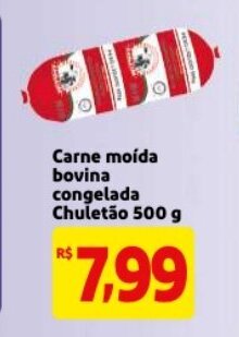 Mercado Extra Carne moida bovina congelada Chuletao 500g oferta