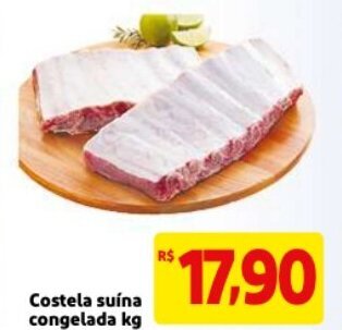 Mercado Extra Costela Suina Congelada 1kg oferta