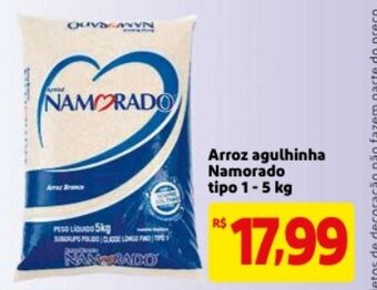 Mercado Extra Arroz Agulhinha Namorado tipo 1 5kg oferta