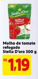 Mercado Extra Molho de Tomate Refogado Stella D'oro 300g oferta