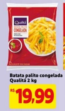 Mercado Extra Batata palito congelada Qualita 2kg oferta