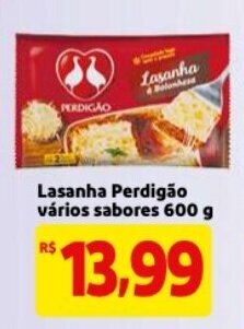 Mercado Extra Lasanha Perdigao varios sabores 600g oferta