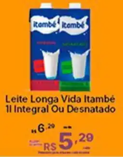 Super Lagoa Leite Longa Vida Leite Longa Vida Itambé 11 Integral Ou Desnatado Integral Ou Desnatado oferta