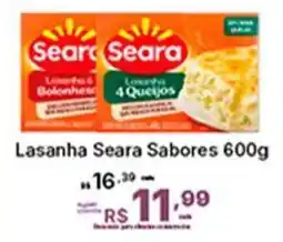 Super Lagoa Lasanha Seara Sabores oferta
